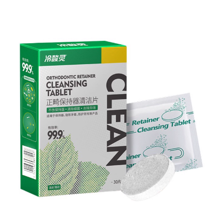 Dental cleaning tablets
